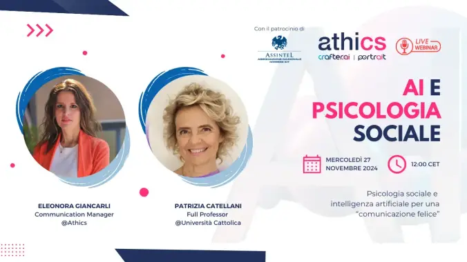 AI and Social Psychology in a new Athics’ webinar