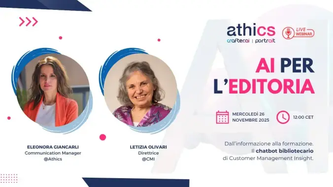 AI per l’editoria: dall’informazione alla formazione